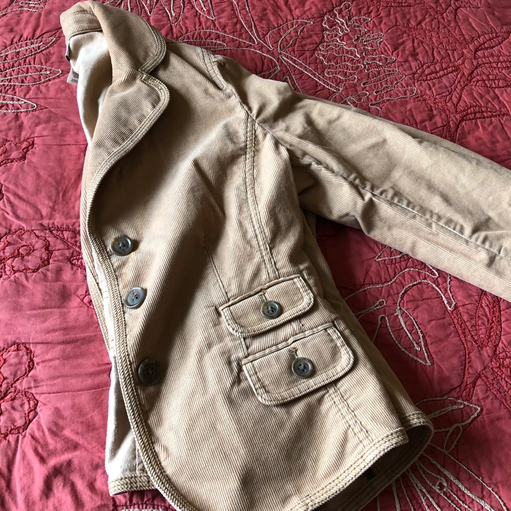 Tan Corduroy Jacket/Blazer